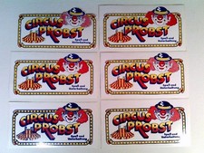 Zirkus, 6  Aufkleber Circus