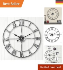 Leise Vintage Wanduhr 40 cm -