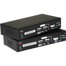 KVM Extender KVM-9036 over IP RJ45 1080 FULLHD VGA 100m Reichweite Übertragung