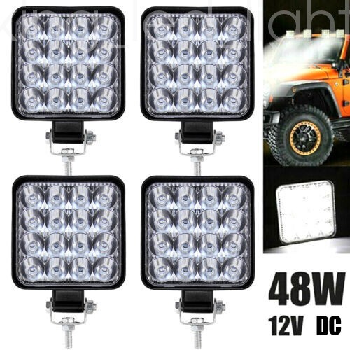 48w led arbeitsscheinwerfer - 4x,