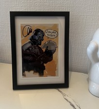 OTTO WAALKES signiert original Autogramm auf Postkarte GERAHMT