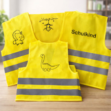 Bedruckte kinderwarnweste - bedruckte,