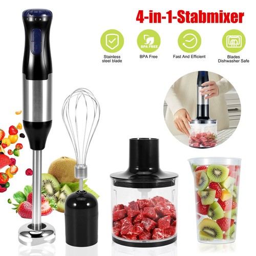 1000w stabmixer set edelstahl - stabmixer,