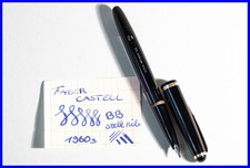 OSMIA 77S FABER CASTELL 4er Gr Kolben Füller weiche BB Stahl Feder ALEX WERKE KG