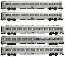 Arnold N SNCF 5x INOX Wagen