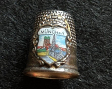 Metall- Fingerhut Silberfarbig