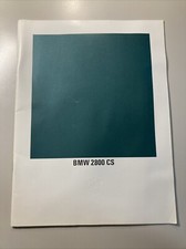 2/ 1970 Prospekt BMW 2800 CS /