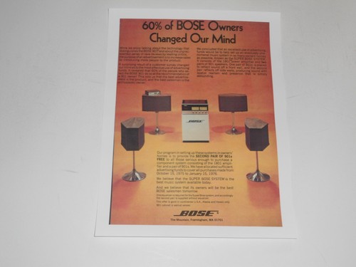 Bose 901 lautsprecher serie - lautsprecher, ad
