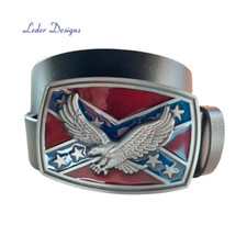 Ledergürtel + Gürtelschnalle