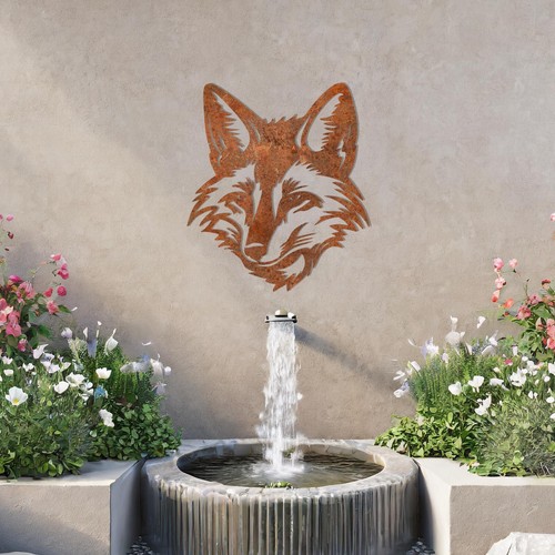 Wandbild fuchs metall - fuchs,