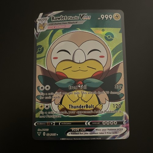 Pokémon ccg rowlet pikachu - ccg, v