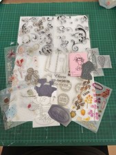 Motivstempel-Konvolut B, Clear- & Rubberstamps, diverse Hersteller