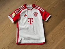 FCB FC Bayern München Trikot 2023/2024 Heimtrikot Kane weiß rot 11-12 Jahre 152