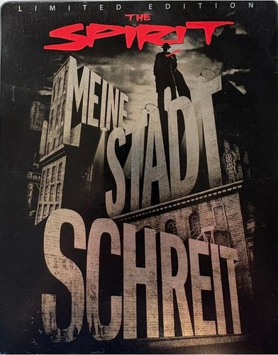 The spirit steelbook bluray - the,