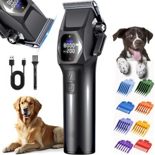 Hunde Schermaschine Hund für Dickes Haar Tierhaarschneidemaschine kabellos leise