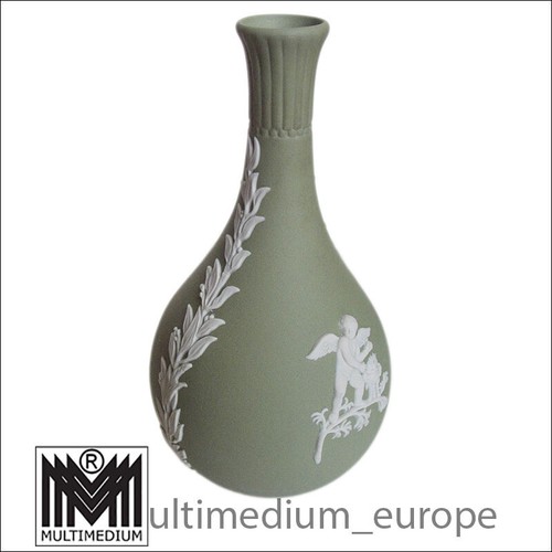 Grüne porzellan vase - grüne,