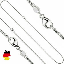 Zopfkette 585 ECHT Weißgold