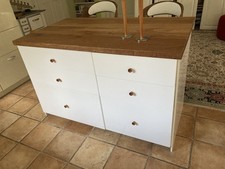 kücheninsel weiß hochglanz