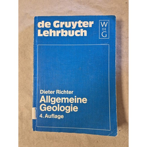 Allgemeine geologie richter - allgemeine,