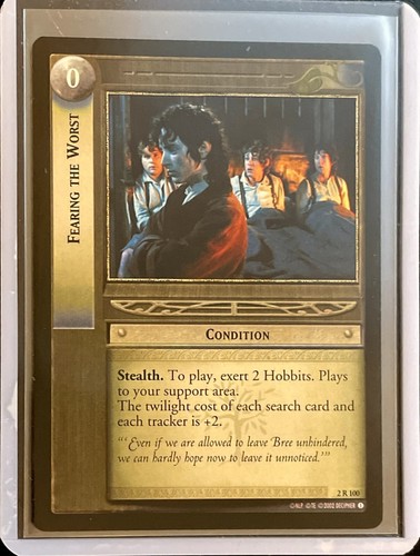 Lotr tcg fearing - fearing, worst