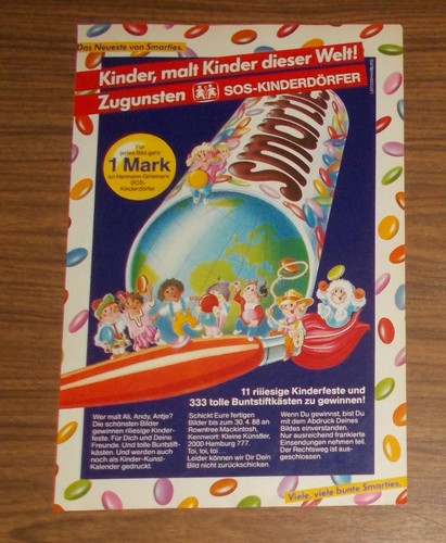 Seltene werbung smarties rolle - seltene,