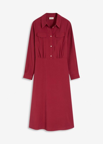 Midikleid 40 pflaumenrot - 40,