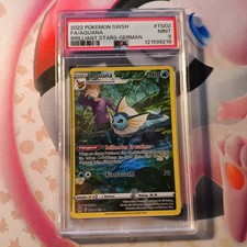 Pokemon Aquana TG02 PSA 9 Brilliant Stars Deutsch