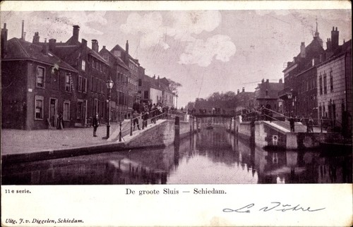 Schiedam südholland - ak,