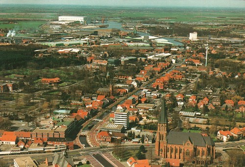Papenburg luftaufnahme - ak,