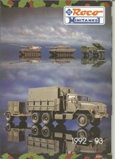 Roco Minitanks Katalog 1992-93 gebraucht, gut erhalten, dreisprachig in Farbe