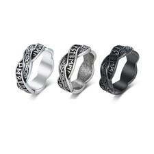 Edelstahl Ring Damen Herren