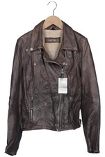 FREAKY NATION Jacke Damen Anorak Jacket Kurzmantel Gr. M Leder Baumw... #8yu7mqr