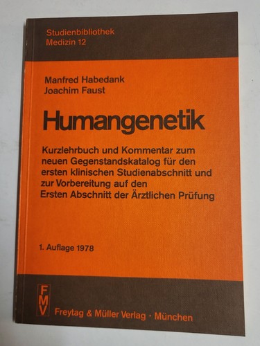 Humangenetik kurzlehrbuch zum - kurzlehrbuch,