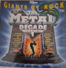 Various ‎– Giants Of Rock - The Metal Decade 1980 - 81 Vol. 1 Doppel LP