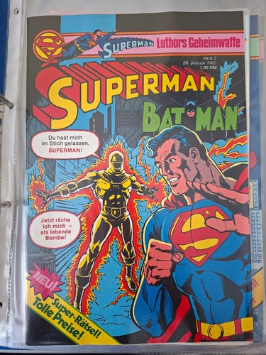 Superman batman heft 1982 - batman,