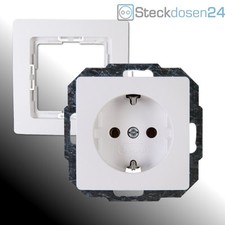 Kopp Steckdose Paris HK05 Schuko Steckdosen Schalter Rahmen HK05 Arktisweiß