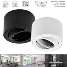 LED Aufbau Strahler flach 230V