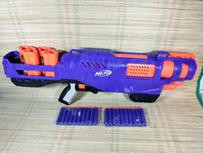 Nerf N-Strike Elite Trilogie DS-15 Pumpe Action Schrotflinte - 4 Schalen & 20 neue Darts
