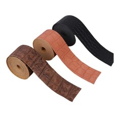 Schwarz/Kaffee Lederband