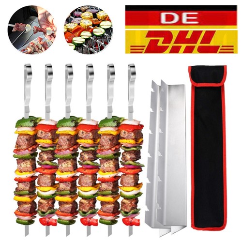 Stück grillspieß set lange - stück, grillspieß-set