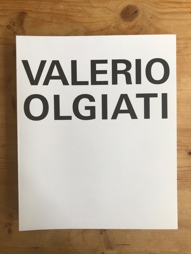 Valerio olgiati aausgabe - valerio,