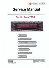 Harman Becker  Service Manual  für Traffic Pro 4720-21 deutsch Copy