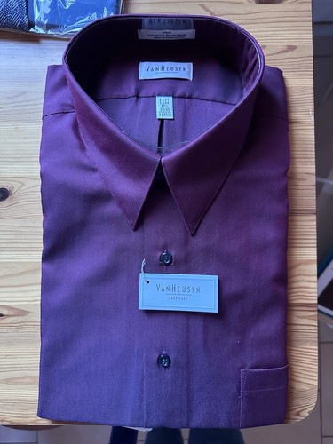 Hemd van heusen - heusen,, weinrot,