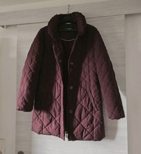 Charles Vögele Steppjacke, Steppmantel, Winterjacke Aubergine Gr.38