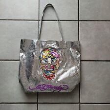 Tasche Henkel Shopper Silber Ed Hardy *Top  Zustand