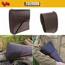 TOURBON Leder Flinten Schaftkappe Schaft Rückstoßpolster Rifle Recoil Pad Jagd