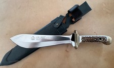 Puma  Waidblatt Jagdmesser aus Sammlung Hirschhorn Lederscheide -1 Halbjahr 2000