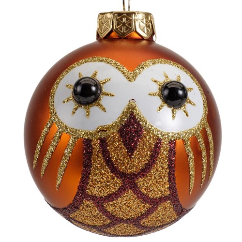 Weihnachtskugel eule - weihnachtskugel,