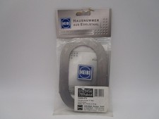 Heibi "Hausnummer ""0"" Edelstahl"