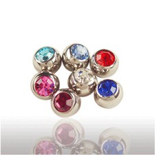 2er Set 1,2mm Stahl Piercing